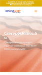 Mobile Screenshot of cserepeslemez.hu